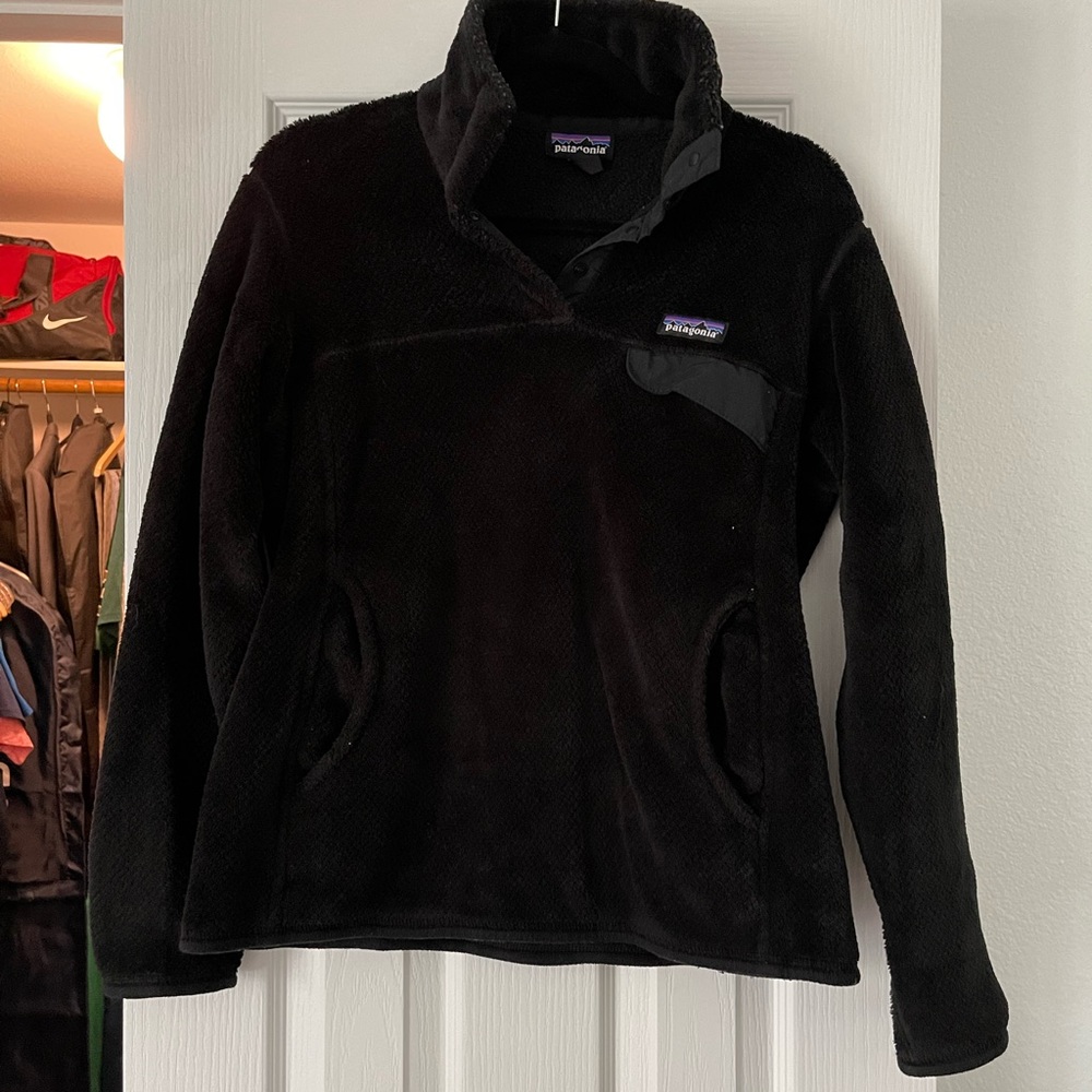 Patagonia Black Fuzzy Pullover